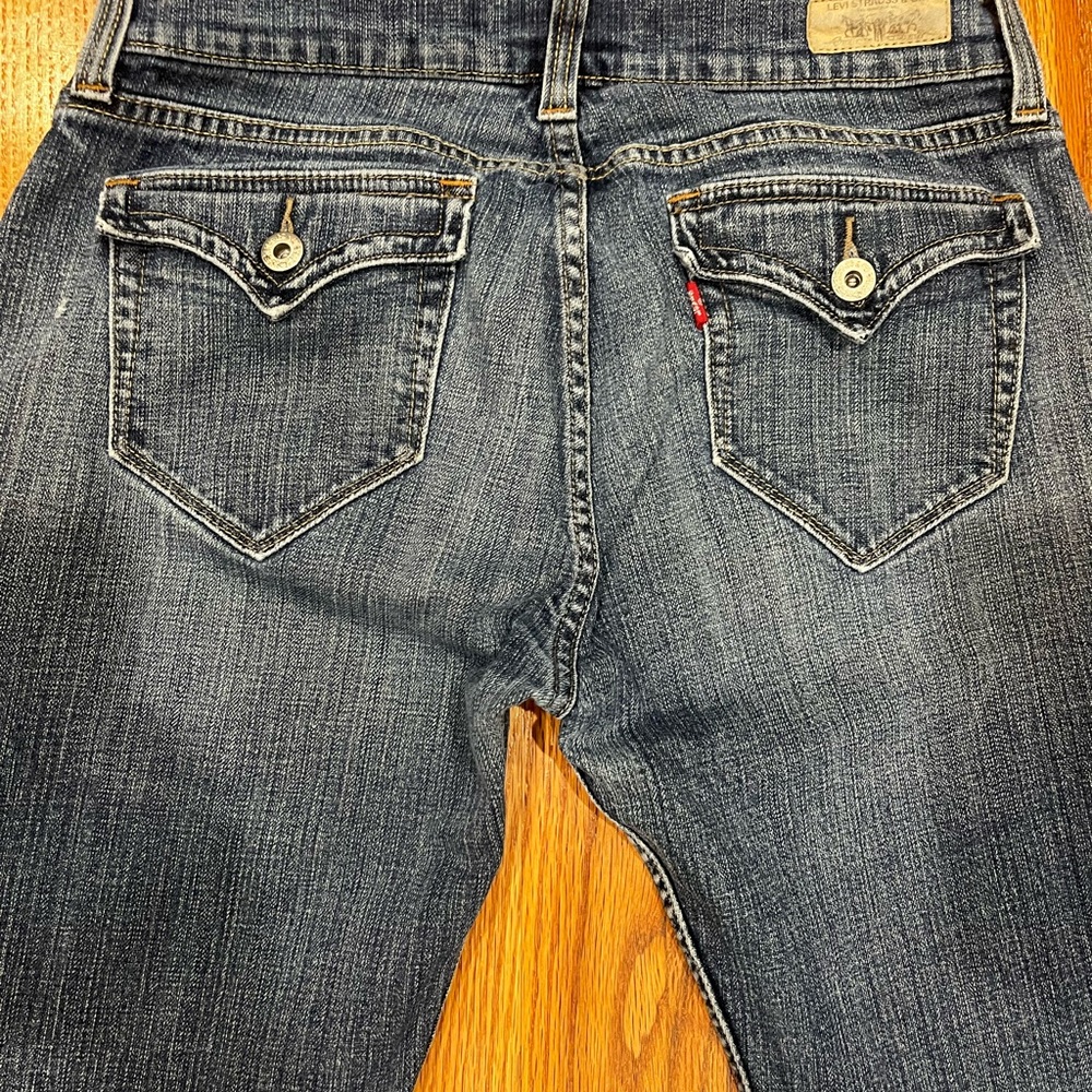 Levi's‎ Dark Blue Straight Leg Jeans - Picture 8 of 9